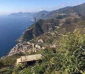 En oslagbar utsikt under vandringen i Cinque Terre